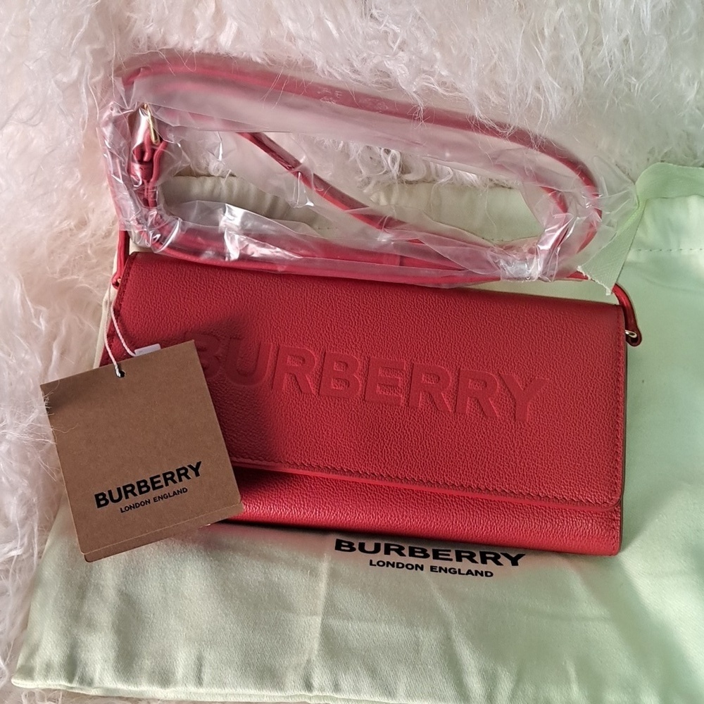 Burberry Hampshire Crossbody Embossed Logo NWTs